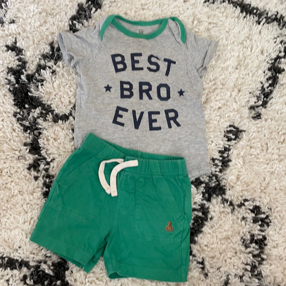 Best bro ever! Onesie T and shorts